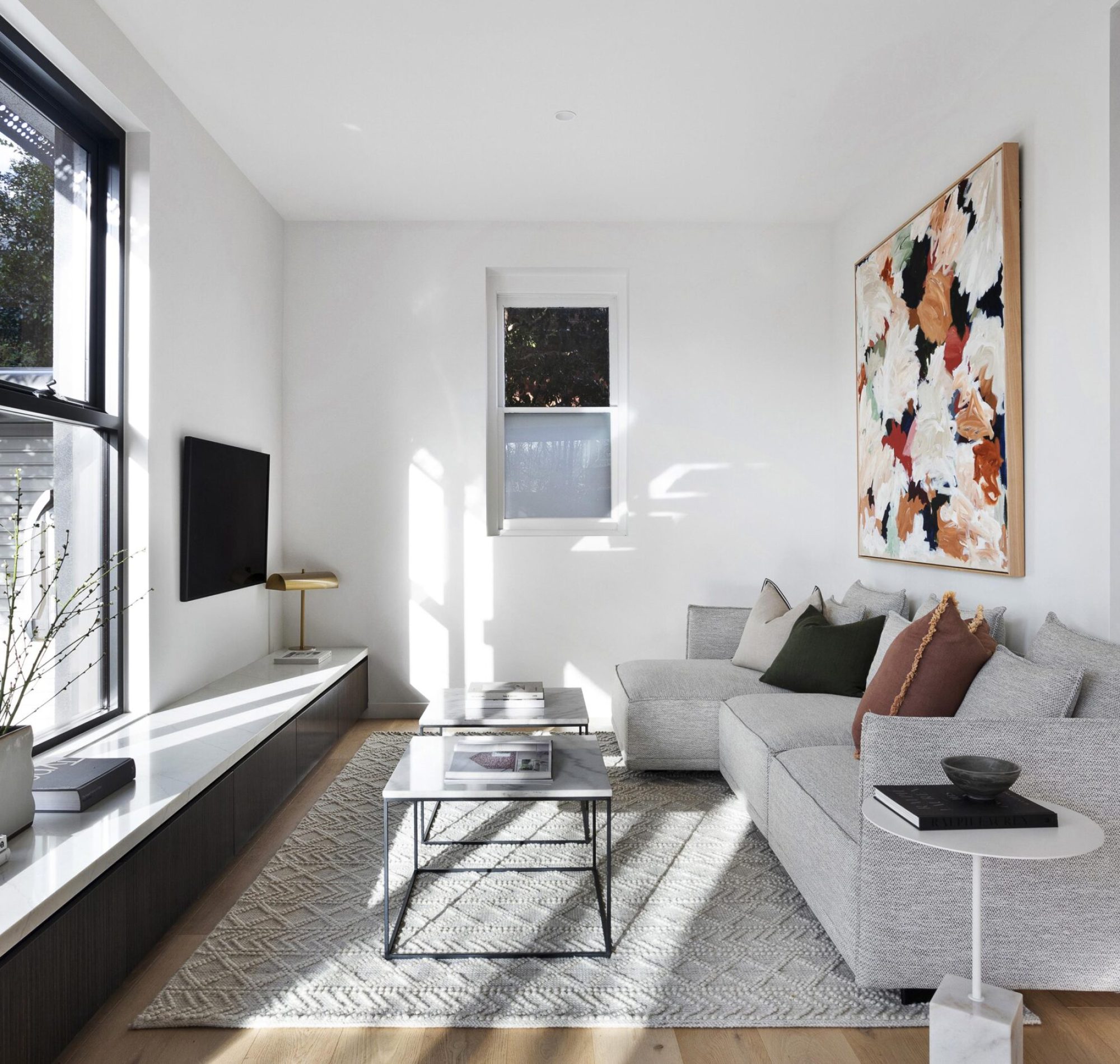 Architectural highlights of the Irelands Road home – modern windows and structure